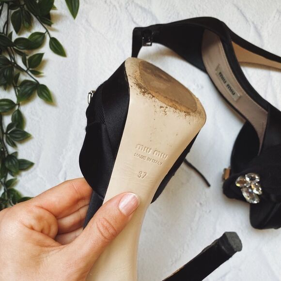 MIU MIU Black hight heels - Picture 6 of 8